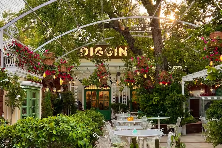 Diggin Restaurant Garden Seating